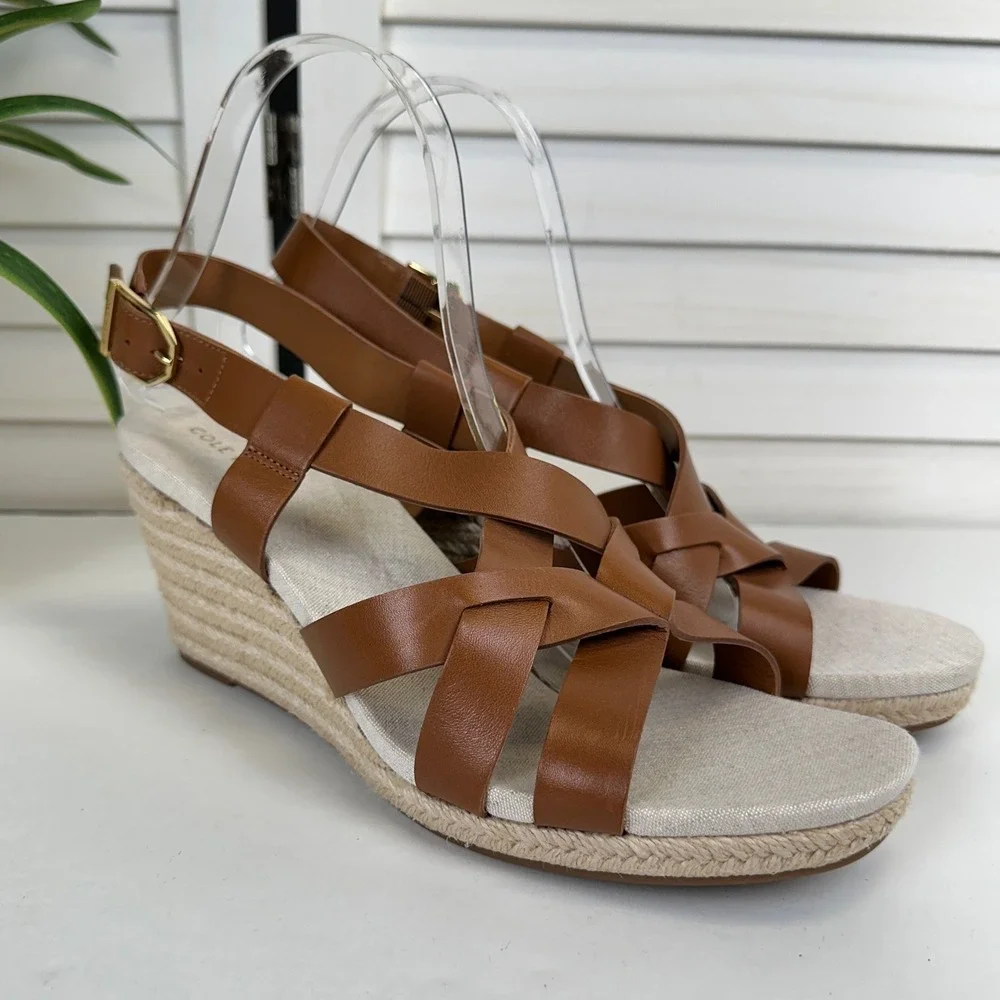 Cole Haan tan wrapped